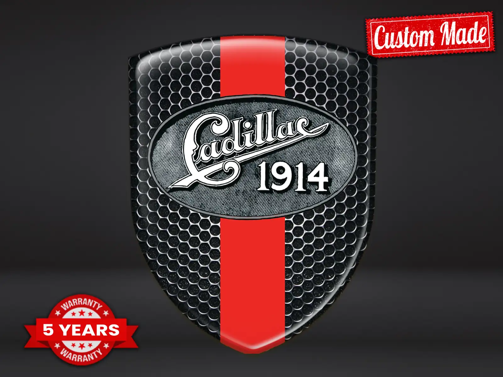 Cadillac Personalized Logo Stickers Style Max Lasting Pro